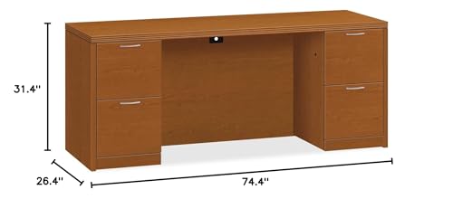 Hon Valido 11500 Credenza, 72 By 24 By 29-1/2-Inch, Laminate,Bourbon Cherry