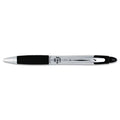 Zebra Z-Grip Max Retractable Ballpoint Pen, Medium Point, 1.0 Mm, Silver Barrel, Black Ink, 12-Count (22410) By Zebra Pen
