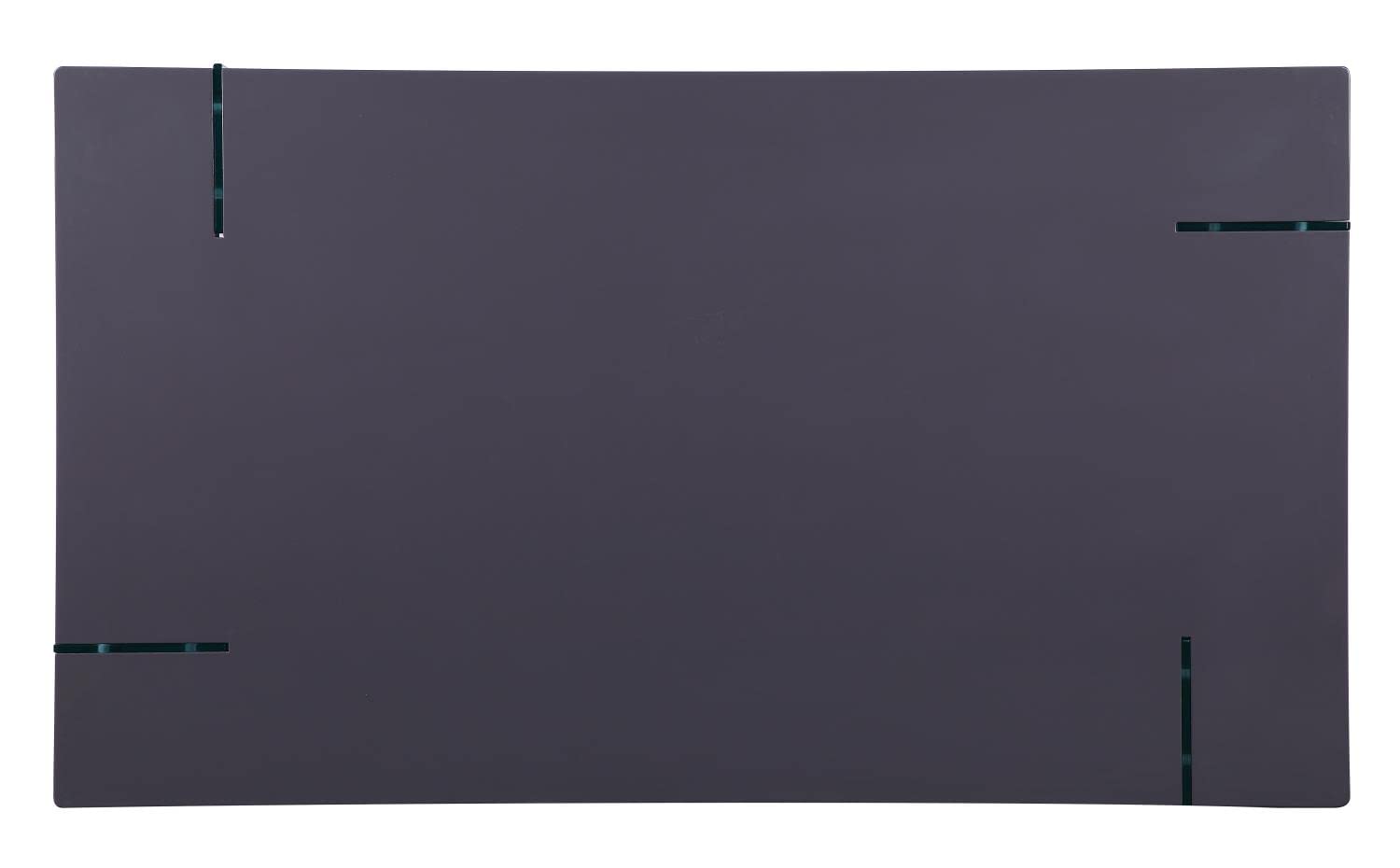 Acme Noland Dining Table in Gray High Gloss & Clear Glass