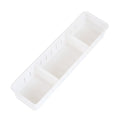 Globalniche Large, White Adjustable Drawer Organizer Home Kitchen Board Divider Pencil Jewelry Organizer (L, White) (13739)