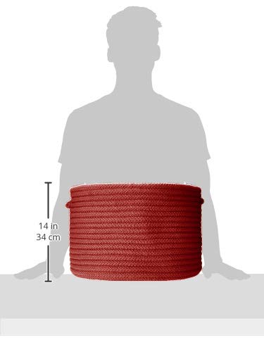 Colonial Mills Simply Home Solid Utility Basket, 18 By 12-Inch, Sangria