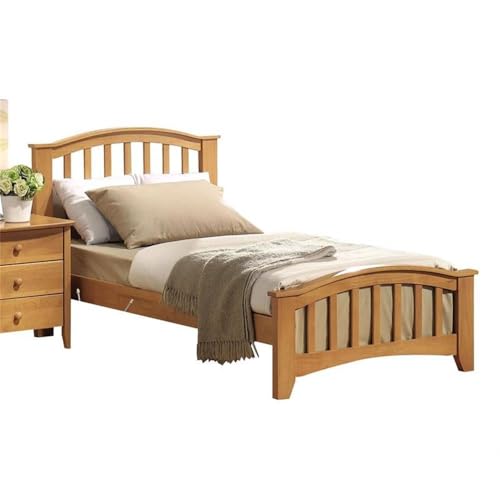Acme San Marino Twin Slat Wood Bed - Thumbnail 3