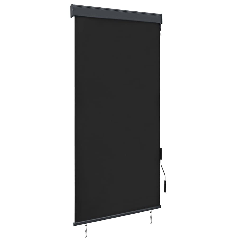 Outdoor Roller Blind 39.4&quot;x98.4&quot; Anthracite