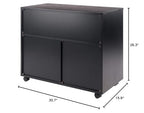 Ergode Halifax Mobile Storage Cabinet - Versatile Organizer for Crafts & More