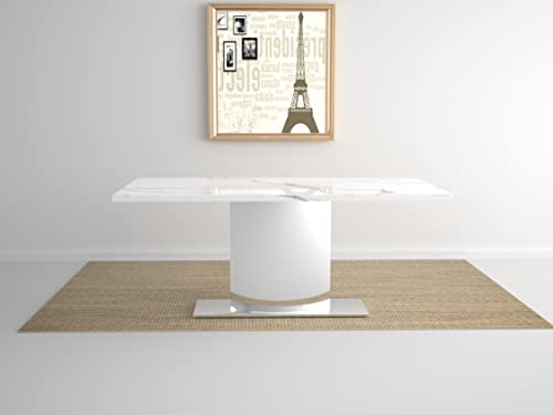Neos Modern Furniture Dining Tables, Marble