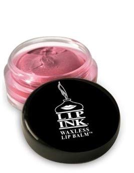 Lip Ink Organic Vegan Tinted Waxless Lip Balm (Serene Pink #1)