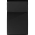Creative Images Hamil Leatherette Dining Chair with Chrome Legs Set of 2 Black Black Finish