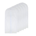 garment Bag clear 24 x 40 Suit Bag Moth Proof garment Bags White Breathable Full Zipper Dust cover for Suit Dance clothes closet