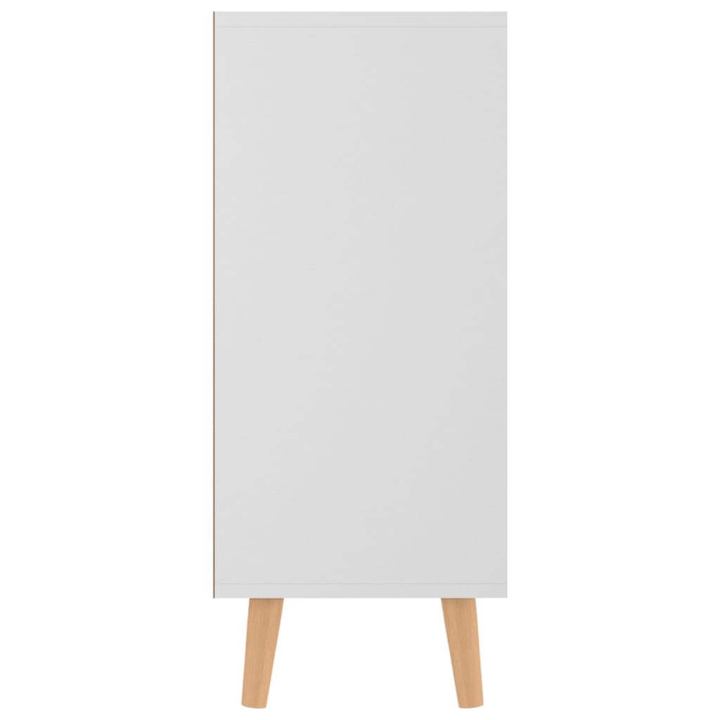 vidaXL Sideboard White 39.4&quot;x11.8&quot;x41.3&quot; Chipboard
