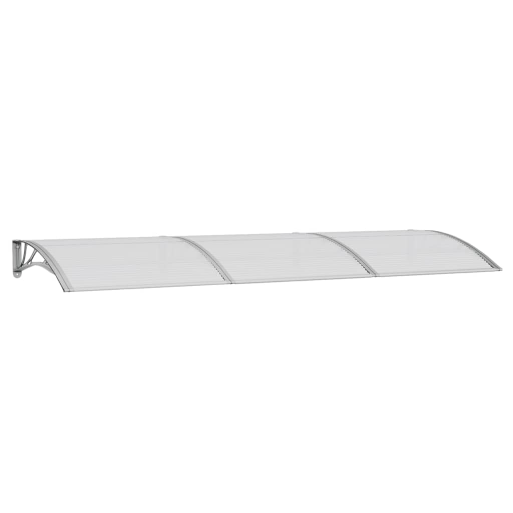 Door Canopy Outdoor Door Awning Canopy Gray 118.1&quot;x39.4&quot; Polycarbonate vidaXL