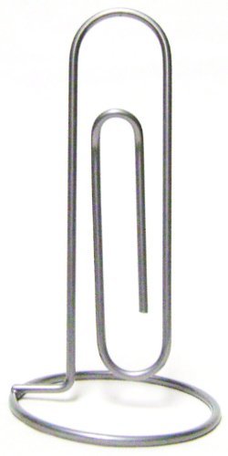 Home-X Jumbo Paper Clip Memo Holder For Desk - Document Stand, Typing Paper Holder, Office Organizer, Desktop Accessory, Photo C
