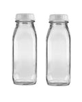 The Dairy Shoppe 1 Pint Glass Water Bottle 17 Oz (2)