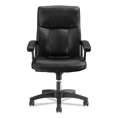 Hon Define High-Back Softhread Leather Executive Office Chair In Black