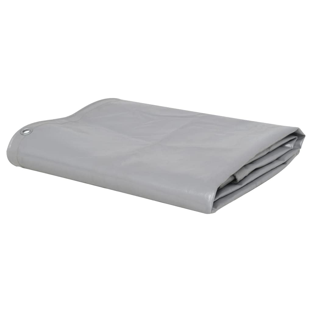 vidaXL Tarpaulin 2.1 oz/ft 9.8'x13.1' Gray