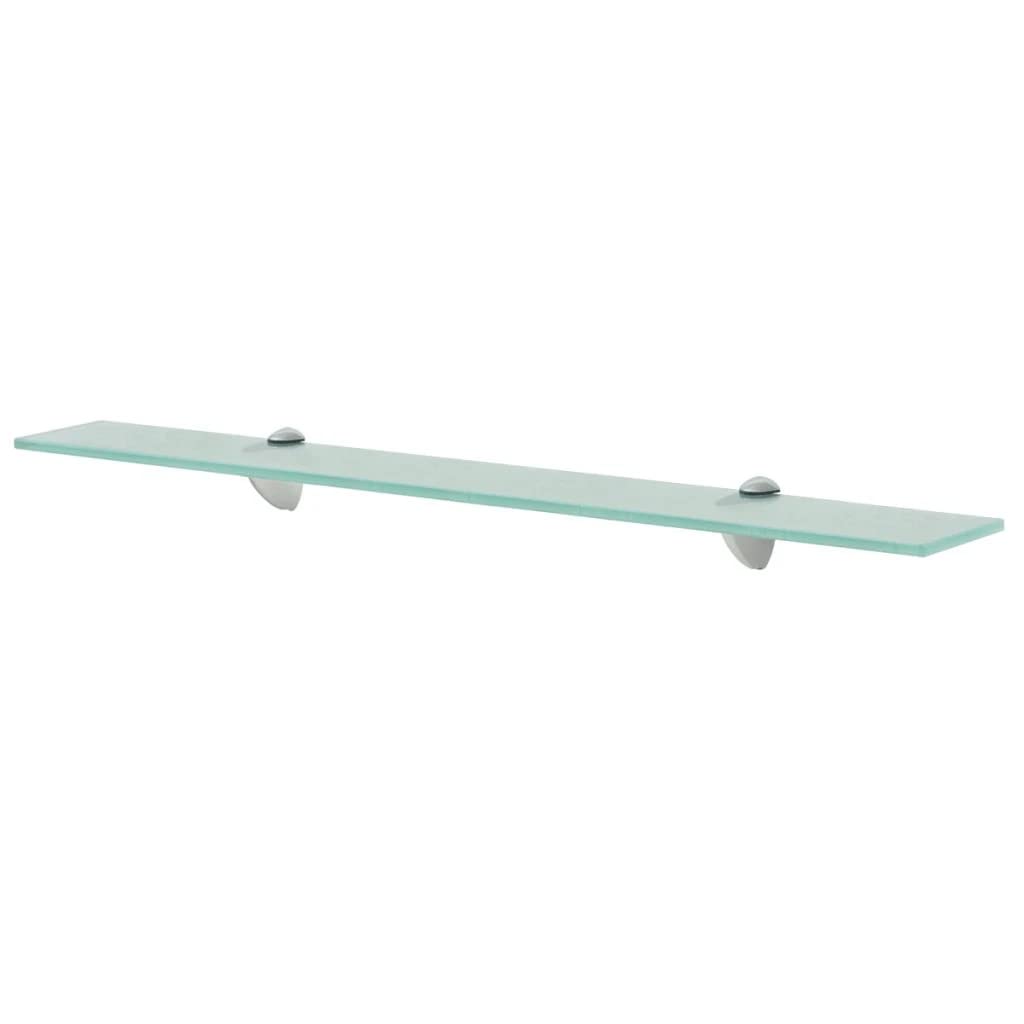 vidaXL Floating Shelf Wall Hanging Mounted Displaying Shelf Glass Kitchen Bathroom Living Room Shelving Wall Bracket Holder Supp