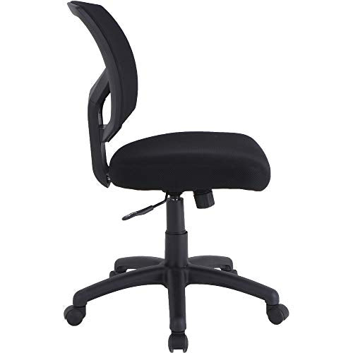 Lorell Mesh Back Task Chair, Black