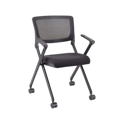 Lorell Llr41845 - Plastic Arms Mesh Back Nesting Chair