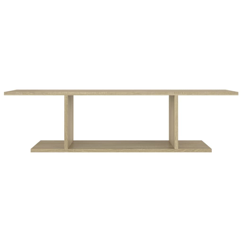 vidaXL Y39870586 Wall Mounted TV Unit, Sonoma Oak, Chipboard, 103 cm x 30 cm x 26.5 cm