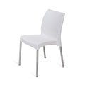 Nilkamal Plastic Chair For Cafe | 3 Year Warranty | For Home, Living Room, Outdoor | Milky White Colour | Ns07Ss