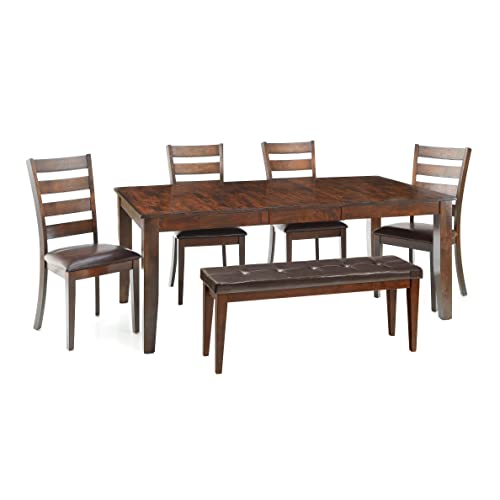 Intercon Kona Transitional Wood Backless Dining Bench Brown Solid Mango Wood 50"W