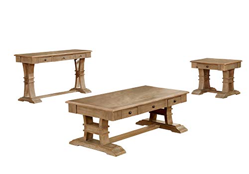 Best Quality Furniture End Table, Rustic Wood