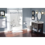 Moen Brushed Nickel Bathroom Safety 8-Inch Wall Mounted Grab Bar With Integrated Toilet Paper Holder, Lr2352Dbn