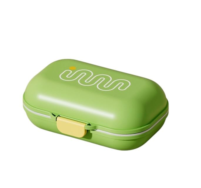 DGSELL CREATIONS Portable Soap Case with Cover, Waterproof Travel Soap Box Container (Green)