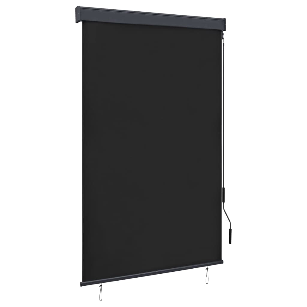 Outdoor Roller Blind 47.2&quot;x98.4&quot; Anthracite