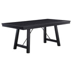 Coaster Home Furnishings Newport 5-Piece Rectangular Trestle Table Dining Set Black