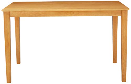 East West Furniture CAT-OAK-H Capri Bar Height Counter Table - a Rectangle Dinner Table Top with Sturdy Legs, 36x60 Inch, OAK