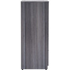 Lorell Weathered Charcoal 4-Drawer Lateral File