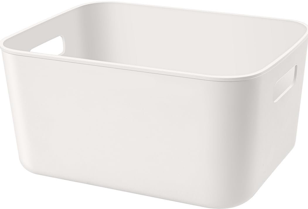 Amyup Plastic Storage Bins,Versatile Kitchen Pantry Organization and Storage,for Plastic Storage Container Under Bed,Under Sink 