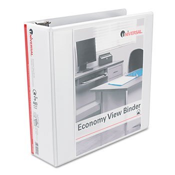 Universal Vinyl Round Ring View Binders Bndr,View,11X8.5,3',We Fpsm-W-0-Al (Pack Of20)