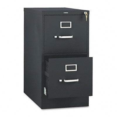 Hon 510 Series 25' Deep Full-Suspension File File,2Drw,Ltr,Vert,Lk,Bk (Pack Of2)