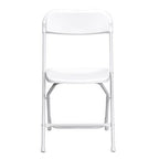 Hercules Series Premium Plastic Folding Chair [Set Of 2] Color: White