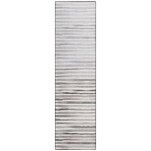 Seabreeze Sz8 Gray Coastal Rug Runner 2' 3" X 7 ' 6"