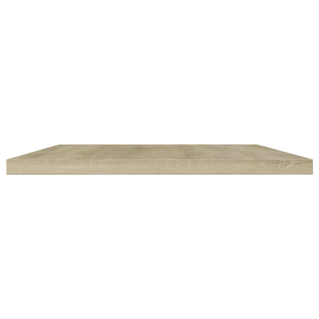 vidaXL Sonoma Oak Bookshelf Boards, Set of 8, Engineered Wood, Easy to Clean, Versatile Use, California Prop 65 Compliant