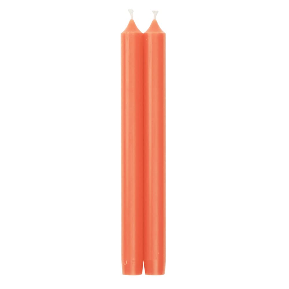 Caspari Coral Duet Candles - 2 Candles Per Package