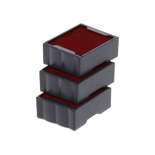 Trodat Replacement Ink Cartridge 6/4921 - Pack Of 3 Color Red
