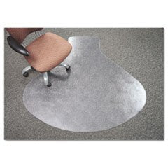 Supermat Vinyl Chair Mat For Firm Commercial Carpets, Beveled, 60 X 66Quot;, Clear