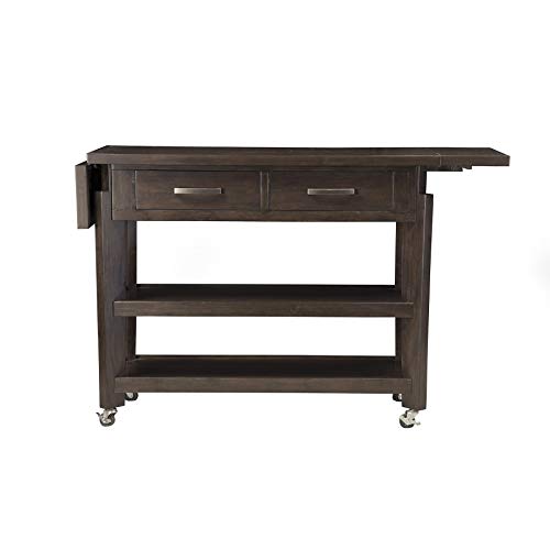 Alpine Furniture Uptown Kitchen Cart With Castors.