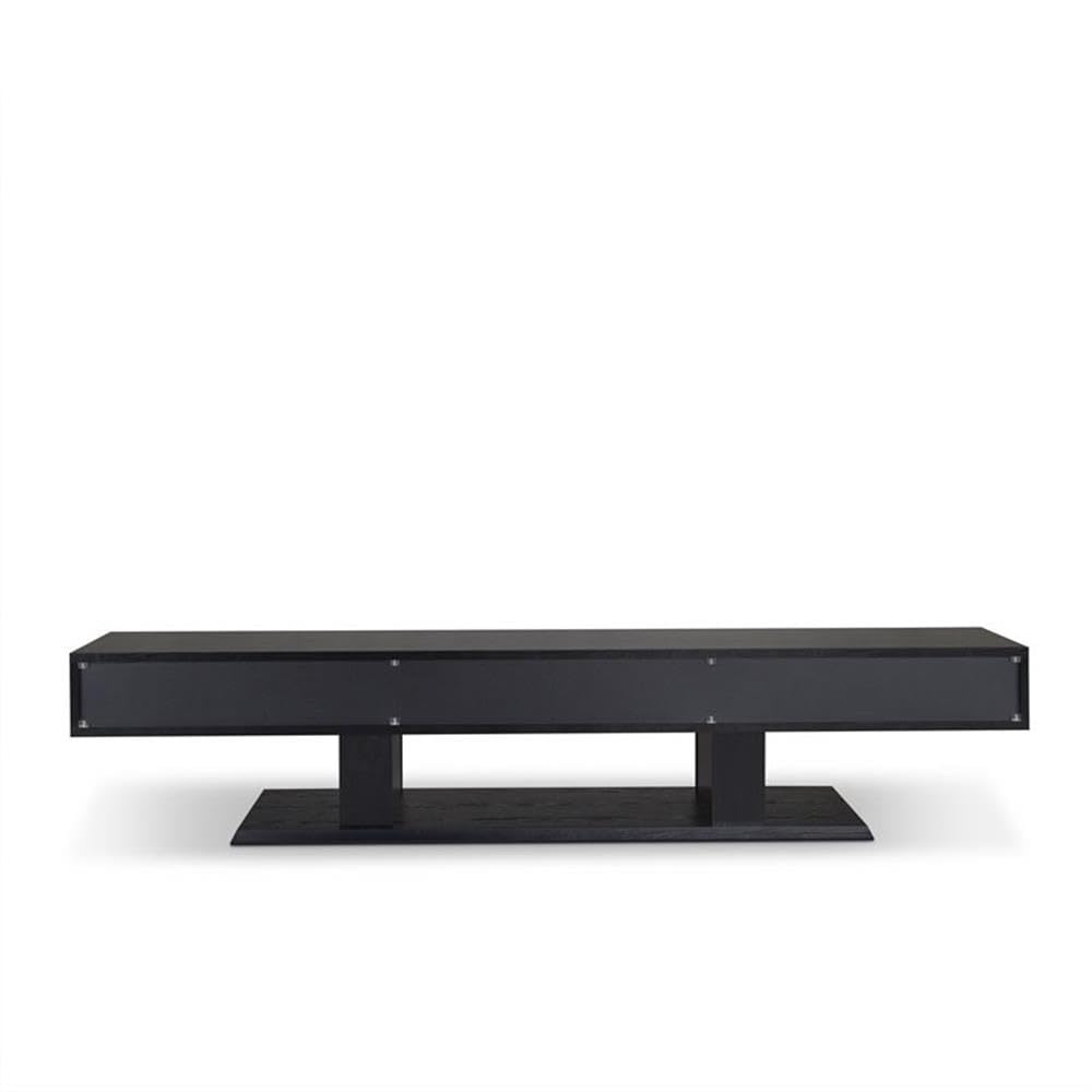 Acme Follian Wooden Double Pedestal Base TV Stand - Thumbnail 2