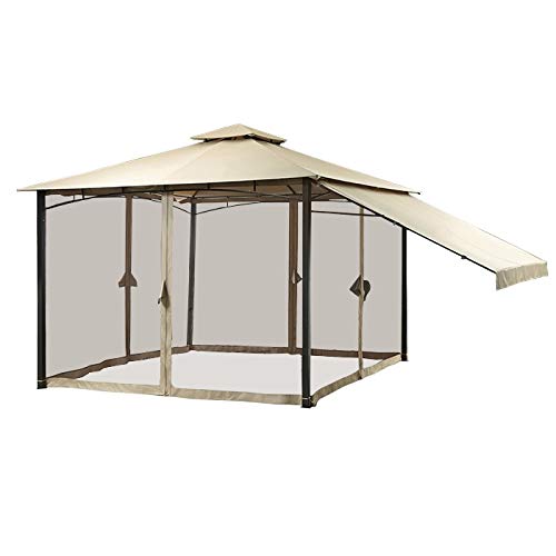 Canal Drive Gazebo Replacement Canopy Top Cover - Riplock 350