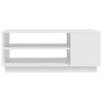 vidaXL Coffee Table White 40.2"x21.7"x16.9" Engineered Wood
