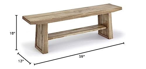 Progressive Arturo Bench, Almond