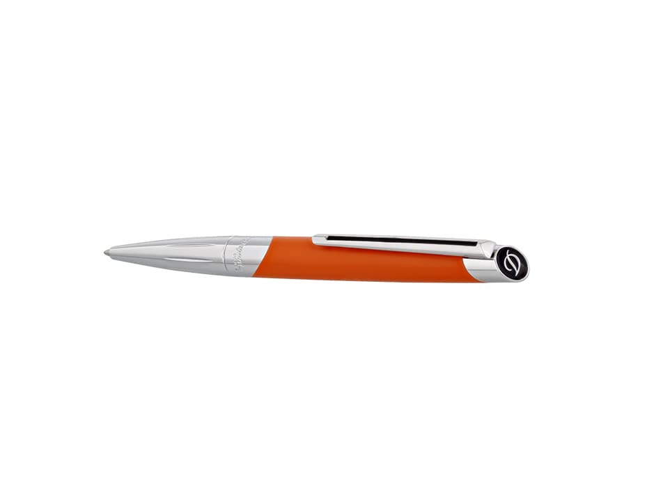 S.T. Dupont D  Fi Millennium Silver/Matte Orange Ballpen