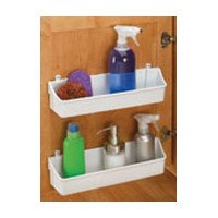 Rev-A-Shelf Multi-Polymer Door/Wall Mount Storage Organizer, White
