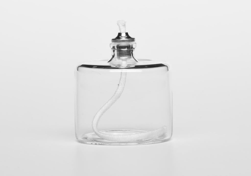 Firefly 2-Ounce Refillable Glass Liquid Candle - Votive Size Emergency Candles - Replacement for Liquid Paraffin Disposable Fuel