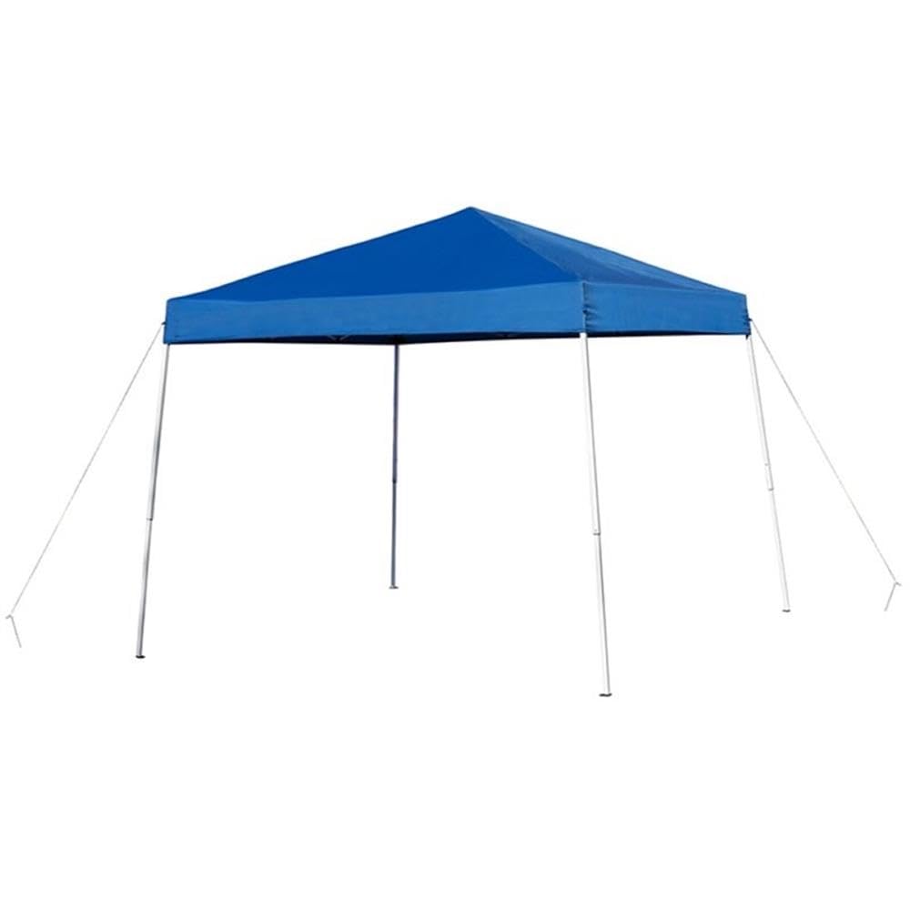Flash Furniture Harris 8'X8' Blue Outdoor Pop Up Event Slanted Leg Canopy Tent With Carry Bag