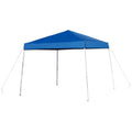 Flash Furniture Harris 8'X8' Blue Outdoor Pop Up Event Slanted Leg Canopy Tent With Carry Bag